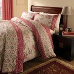 Catherine Lansfield Kashmir Multi 200TC Cotton Percale Duvet Cover Set Bedding