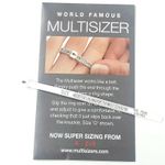 UK Ring Sizer Measure Finger Size Gauge Unisex English Multisizer SIZES A-Z+9