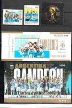 #75310 ARGENTINA 2023 FOOTBALL SOCCER CHAMPION WORLD CUP QATAR SET+S/s+BOOKLET