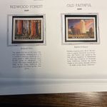 US Scott #4378 & 4379 2009 $4.95 Redwood Forest / $17.50 Old Faithful  MNH