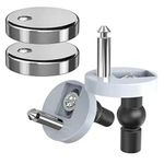 2X Toilet Seat Fixings Quick Release -Ancable Universal Toilet Seat Top Fittings