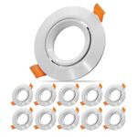 Joyinled Recessed Lisa White Recessed Spotlight Frame Gu10 Gu5.3 Mr16 Light