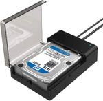 Hard Drive Docking Station Lay-Flat USB 3.0 to SATA -  Sabrent EC-DFLT