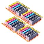 20 Ink Cartridges For Canon TS5050 TS6050 TS5051 TS5053 TS5055 MG7750 TS5055