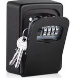 Secure 4 Digit Wall Mounted Key Safe Box Outdoor High Security Code Hard Plastic