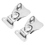 1.97-inch SUS304 Stainless Steel Butterfly Twist Latch Keeper w keyhole - 2 Pcs