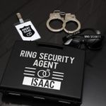 Personalised Ring Security Box - Page Boy Gift - Ring Bearer Wedding Ring Box