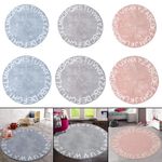 Round ABC Baby Rug Learning Crawl Play Mat Soft Non-Slip Circle Shower Gift