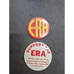 Vintage ERA Buttons Set Support Equal Rights Amendment Pins