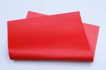 Calf Leather Veg Tan, Poppy Red, A Size Panels 0.8-1mm Thick, Bookbinding