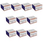 10 Boxes BD Alcohol Swabs 100 Count Each 70% Isopropyl Skin Prep Pads 1000
