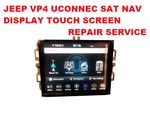 JEEP Grand WRANGLER COMPASS GLADIATOR SAT NAV DISPLAY  SCREEN REPAIR SERVICE