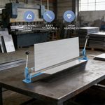 Folder Plate Bender Manual Sheet Metal Bending Brake 760mm Manual Pipe Folder