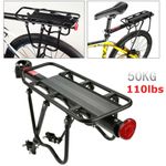 Bike Rear Pannier Rack Quick Release Luggage Carrier With Fender 24-29"