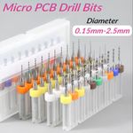 Tungsten Steel Carbide PCB CNC Micro Twist Drill Bits Milling 0.15 0.2mm - 2.5mm