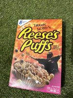 Travis Scott Reeses Puffs Cereal Box Limited Edition Unopened USA Import 11.5oz