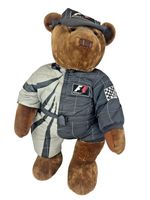 Extra Large Rare Formula 1 Collectable Teddy Bear Mascot with Racing Suit & Cap