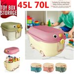 Large Toy Box Storage Lid Kids Nursery Bedroom Toys Organiser Tidy Bin Chest Tub