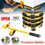 Furniture Shifter Lifter Wheels Moving Slider Mover Removal Set Tool Heavy Duty