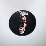 ABBA VINTAGE STYLE METAL PIN BUTTON BADGE 1970's / 80's BAND 25mm