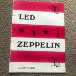 Led Zeppelin The Who Mayall etc Souvenir Programme  1969