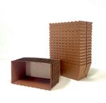 Bakery Direct Mini Loaf Cake Moulds Single Portion Chocolate Brown Easy Bake