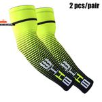 1 Pair Unisex Cycling Running Sports Sleeve Arm Cooling Sleeves UV Sun Protectio