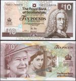 Royal Bank of Scotland PLC. £10  8-2-2002 (BYB; SC854) TQDJ 1743078  VF-EF.