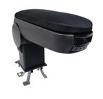 For VW Polo 6R 6C 61 2011+ Car Armrest Arm Rest + Assembly Set Black Textile