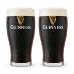 Guinness Official Tulip Pint Glasses Set of 2  Stout Beer Pub Bar 20oz