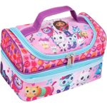 Gabby's Dollhouse - Lunch Bag for Kids - Multi-Compartment Snack Bag for Girls
