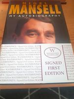 Nigel Mansell My Autobiography Autographed Waterstones First Edition Hardback