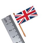 Union Jack Flag (Vinyl) 1:32 Scale Flag 30mm(w) / Pole 35mm(h) for Model Boat