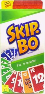 Mattel Games Skip-Bo Card Sequencing Game, 162 Cards, 2-6 Players, Age 7 + 