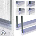 Bath Shower Screen Door Rubber Seal Strip Glass for Thickness 4 - 6mm Gap 4-30mm