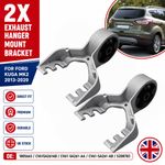 2X Exhaust Pipe Mount Bracket For 2013-19 Ford Kuga II DM2 1805663 CV615A261-AB