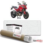 Full Motorcycle Paint Protection Film PPF Stone Guard Ducati Multistrada 1200/S