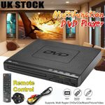 Multi Function DVD Player TV All Region Free Mini DVD Play USB & Remotes Control
