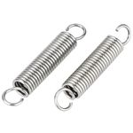 A2 Stainless Steel Open Hook Extension Tension Springs 1.2mm Wire Diameter