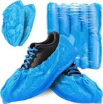 2000 Disposable Shoe Cover Blue Anti Slip Plastic Cleaning Overshoes Boot Safety