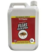 5L Titan Powerfull Home Insect Flea Fleas & Tick  Killer Spray Treatment Fast