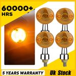4X Motorcycle Micro Mini Tiny Small NEW Indicators Turn Signal Lights MotorBike