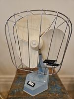 Vintage 1970s Welbeck International Retro Oscillating Desk Fan Made in Italy