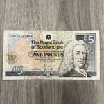 SUPERB GOLDEN JUBILEE 2002 ROYAL BANK OF SCOTLAND £5 BANKNOTE ORIGINAL UNC~TQGJ