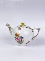 Herend Teapot Floral Hand Painted