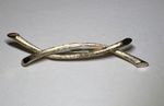 Judy Lee Twisted Twig Gold-tone Brooch Pin Mid-Century Modern Vintage Classic