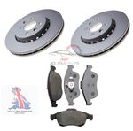 RENAULT CAPTUR 1.1 TCe 1.5 DCi FRONT 2 BRAKE DISCS AND PADS SET
