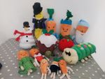 Large Kevin the Carrot & Friends Bundle – 13 Plush Toys – Rare Aldi Collection