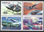 Australia - Military Aircraft Block of Four MNH 1996 Mi. 1532-1535