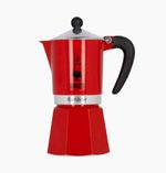 Bialetti Rainbow 6tz Moka Pot Stovetop Espresso Maker Red BRAND NEW